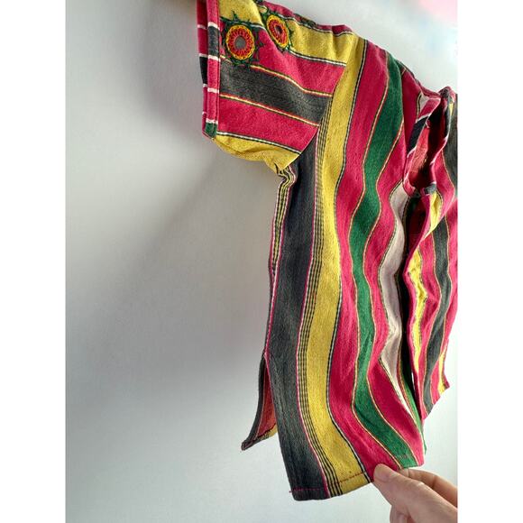 Vintage 90's Indian Traditional Mirrored Choli Tribal Banjara Gypsy Dance Top - Picture 5 of 6